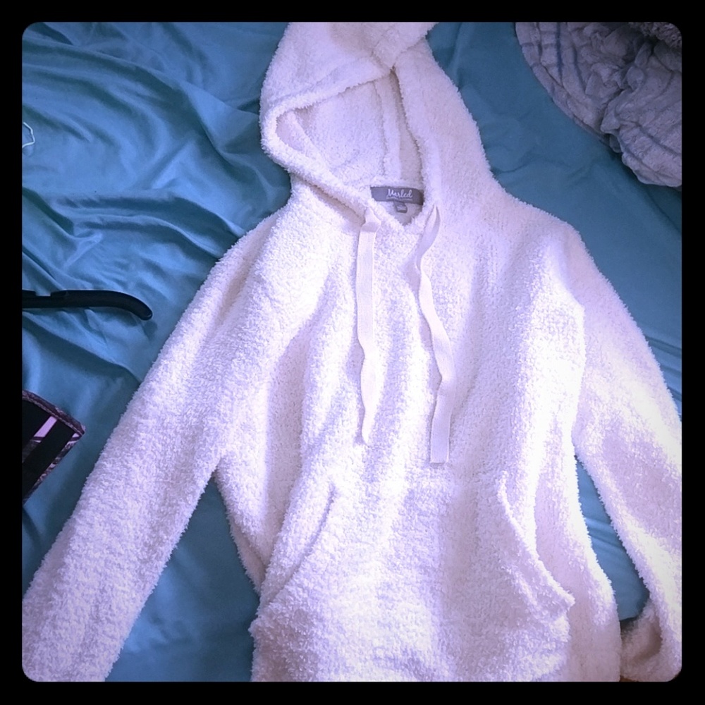 White Fuzzy Sweater